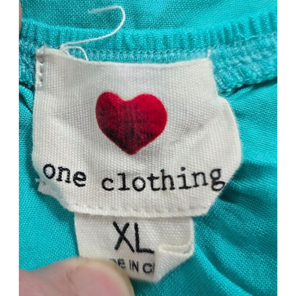 One Clothing Dress Junior's XL Green Mini Fit & Flare Embordering Short Sleeve - Picture 3 of 16